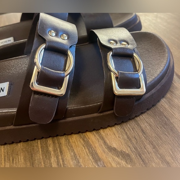 Steve Madden Brown Hanni Slide Sandal / 7.5 - Picture 5 of 10